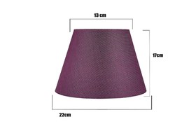 Resim 22'LİK ABAJUR ŞAPKASI / MOR 
