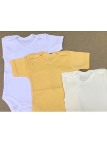 Resim Özdemirli Bebe Çıtçıtlı Badi Kısa Kol (3 Lü Paket) 