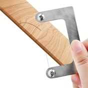 Resim 1 adet Mini Paslanmaz Çelik Çok Amaçlı Cep Kesici, Paslanmaz Çelik El ile Çalıştırılan Tel Kesici, DIY Aktiviteleri ve Karbon Tüp Kesimi için Açık Hava Kurtarma Ekipmanı 