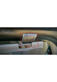 Resim Audi A4 Arka Makam Perde Güneşlik Tutucu Klipsleri - 3d 