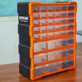 Resim Super-Bag Monoblock 39'lu Çekmece Avadanlık Seti 6001(DUVAR Montajlı) 