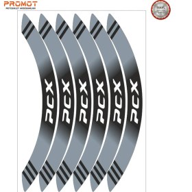 Resim Rebon Moto Design Motosiklet Jant Şeridi Honda Pcx Uyumlu 15 