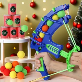 Resim 12 Parça Parti Oyunları ve Etkinlikleri Plastik Zıplayan Top Kovası Tahta - İç Mekan/Dış Mekan Parti Malzemeleri, İçki Oyunu Yarışma Masaüstü Oyunu - Pil Gerekmez, Rastgele Renkler Halloween, Noel Etkinliği & Parti Malzemeleri 
