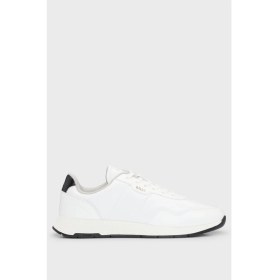 Resim Boss Erkek Marka Logolu Rahat Taban Bağıcıklı Beyaz Sneaker 50523180-100 