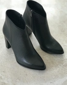 Resim TUNAELLİ Kadın Siyah Hakiki Deri 35-40 Numara Bot & Bootie 