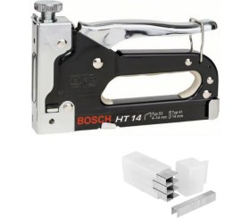 Resim Bosch HT14 El Zımbası - Stanley Zımba Teli 12 mm (1000 Adet) 