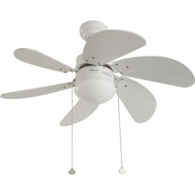 Resim Blackwell 6 Kanatlı MDF Lambalı Tavan Vantilatörü – 3 Kademeli Hız Ayarı, Ev ve Ofis İçin Şık ve Kullanışlı 