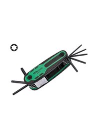 Resim Ceta Form K99-f3 Katlanır Çakı Tipi Torx Allen Anahtar Seti 8 Parça 