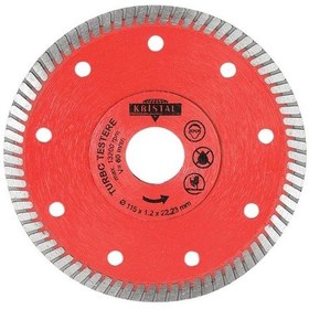 Resim Kristal Turbo Elmas Testere 115 Mm 