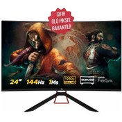 Resim GPR24C1MS144 24" 144Hz 1ms (HDMI+Display) FreeSync Full HD Curved Monitör Gamepower