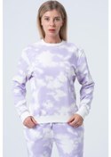 Resim Kadın Batik Sweatshirt Çok Renkli 