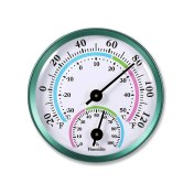 Resim Skycity Yeşil Mini Duvar Tipi İç Mekan Sicaklık Ve Nem Ölçer - Ev, Ofis, Seracılık İçin - Pil Gerektirmez, Renkli Ekran 