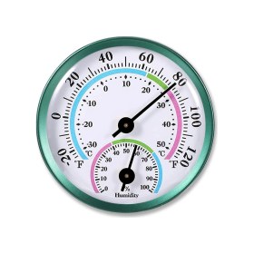 Resim Skycity Yeşil Mini Duvar Tipi İç Mekan Sicaklık Ve Nem Ölçer - Ev, Ofis, Seracılık İçin - Pil Gerektirmez, Renkli Ekran 