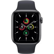 Resim Apple Watch Series SE 44MM Space Gray Yenilenmiş C Kalite (12 Ay Garantili) 