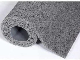 Resim COLOURMAT Kaydırmaz Kaymaz Yolluk Karmaşık Halı Kıvırcık Paspas 1,2mt (GRİ) Gri 120 x 800 