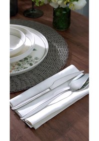 Resim Onon Safir 6 Kişilik 36 Parça Çatal Kaşık Bıçak Takımı 