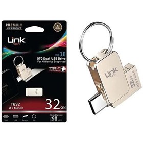 Resim T632 Premium Dual 90 MB/s 32 GB Type-C OTG Flash Bellek 