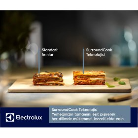 Resim Electrolux EOF3H50BK 57L Ankastre Fırın Siyah 