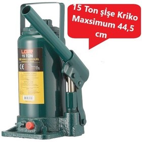 Resim Ugr 15 Ton Şişe Kriko - Araba - Tekne - Kamyon - Minibüs - Makine Yük Kaldırma 