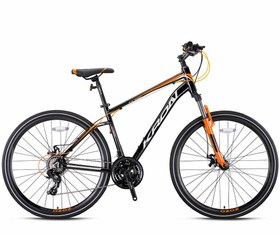 Resim Kron TX100 28 Jant 20'' 21 Vites Şehir Bisikleti Siyah - Turuncu 