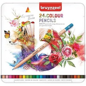 Resim Bruynzeel Expression Series Kuru Boya Kalem Seti 24Lü 60312024 