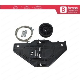 Resim Citroen C3 MK2 SC A51 2009-2016 5-Kapı İçin Ön Sağ Cam Kriko Seti 
