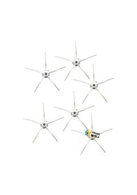 Resim Xiaowa Uyumlu Roborock E4 Series Akıllı Robot Süpürge Fırça Beyaz 6 Adet 