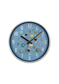 Resim Klik Slim Uzay Çocuk Duvar Saati Mavi 