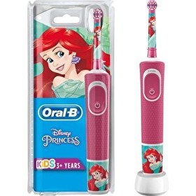 Resim Oral-B D100 Princess Özel Seri Çocuklar İçin Şarj Edilebilir Diş Fırçası 