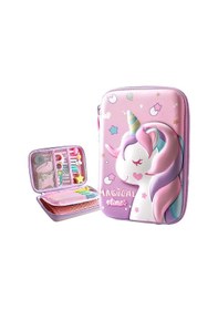 Resim Valkyrie 3 Boyutlu Büyük Unicorn Su Geçirmez Kalem Kutusu Pembe 