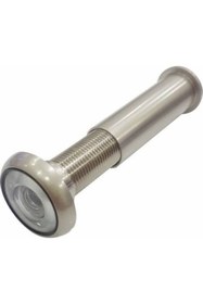 Resim HALL BREATHE Saten Krom Renkli Çelik Kapı Dürbünü 50x75 Boyut, Güçlü ve Şık Tasarım 