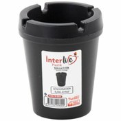 Resim interlife plastik İnterlife Küllük Kokusuz Plastik Yuvarlak (G-600) 