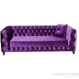 Resim Purple Dolca Vita Mor Chesterfield 