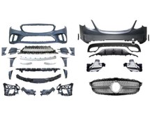 Resim Mercedes W205 C Serisi Makyajlı Amg Oem Tampon Seti ( Oem Amg Dönüşüm ) 