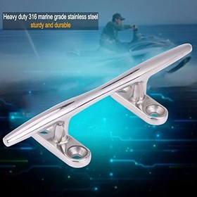 Resim Deniz Kelepçe Tabanı Kelepçesi, Deniz Yat Için 5 İnç Ağır Hizmet Tipi Tekne İçi Boş Taban Kelepçesi Paslanmaz Çelik 