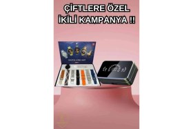 Resim Glowify Store Powerbank Aynalı Bluetooth Kulaklık ve Akıllı Saat Seti Anc Özelliği Dokunamatik 