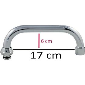 Resim Krom Evye Boru Lavabo İçin 1 Krom 