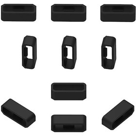 Resim Yunboo "garmin Saat Kayışı Kılıfı - 10'lu Set, 4 Boyut Seçeneği 18mm/20mm/22mm/26mm , Kaymaz Silikon" 