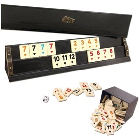 Resim roselight store rose 1010679 Star Siyah İnci Okey Takımı 96568 