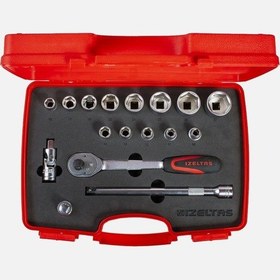 Resim İzeltaş 1-2 Lokma Anahtar Takımı 17 Parça 