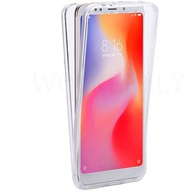 Resim Gpack Xiaomi Mi 8 Ön Arka Koruma Silikon Şeffaf Kılıf 