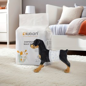 Resim DB0425, Pet Dog Cute Fashionable Diaper, Seyahat için Uygun, Seçilen Yüksek Yoğunluklu Polietilen, Anında Kuru ve Non-Reabsorbent, Bir Saniye Emme, Çıplak Giyim, Elastik Esnek, Yumuşak Dokunuş, Güçlü Su Tutma 