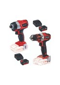 Resim Einhell TE-CI 18 BL Vidalama TE-CD 18/40 Matkap 2x4.0ah Set 