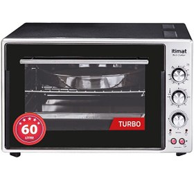 Resim 8062 Çift Camlı 60 L Inox Midi Fırın İtimat