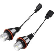 Resim Sunshinee Araba Melek Gözü Sis Lambası Xenon Beyaz LED Ampul Far Bmw E39 X83 X3 E53 X5 E60 (Yurt Dışından) 