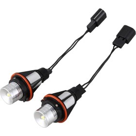 Resim Sunshinee Araba Melek Gözü Sis Lambası Xenon Beyaz LED Ampul Far Bmw E39 X83 X3 E53 X5 E60 (Yurt Dışından) 