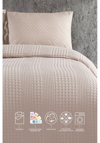 Resim Elart Silvia Tek Kişilik Pike 160x240 Cm Ekru Ekru 