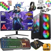 Resim Msı Ryzen 5 5500 32GB 1tb M.2 SSD RTX3050 23.8" 180Hz Set Oyuncu Masaüstü Bilgisayar 