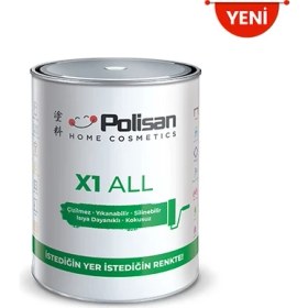 Resim Polisan X1 All ile Istediğini Boya-Çizilmez-Kokusuz-Yıkanabilir Dönüşüm Boyası 0.75LT 
