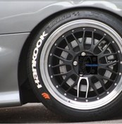 Resim Lastik Yazısı 4Lü Hankook 1.Sınıf Kalite Solmaz Stıker 